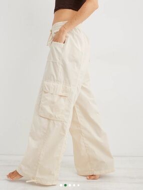 Aerie High Waisted Go-For-It Baggy Cargo Pant